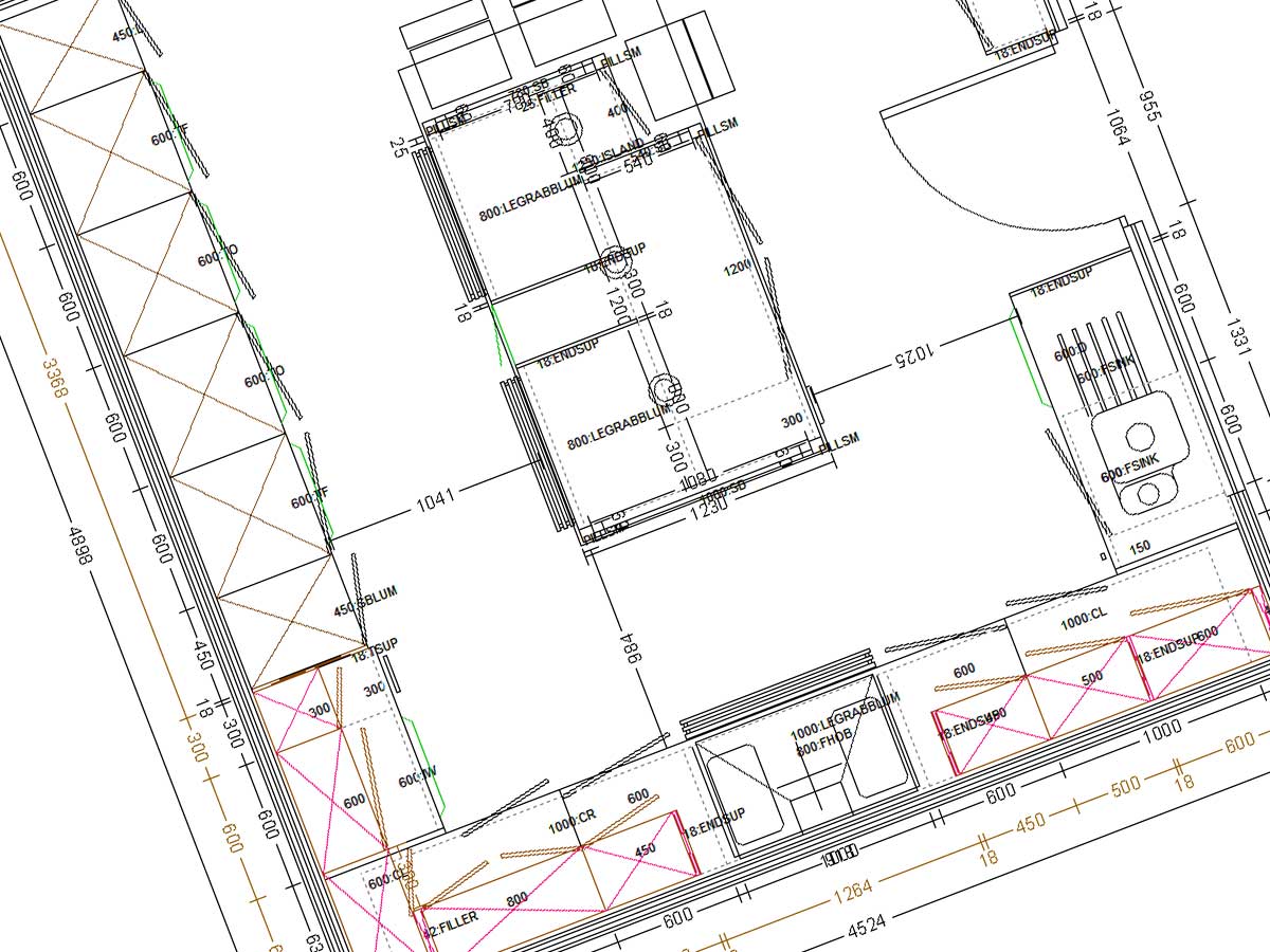 Virtual Reality Kitchen Design Plan